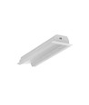 1m aluprofil DIAGONAL14 F/TY - Ubehandlet aluminium, indbygget, LED skinne