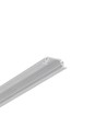 2m aluprofil GROOVE10 BC/UX - Ubehandlet aluminium, indbygget, LED skinne