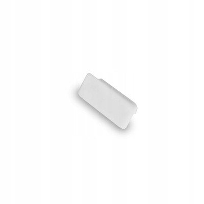 10: Endestykker til PVC profil 16x7 - 2 stk, hvid