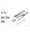 2m aluprofil GROOVE14 EE7F/TY - Ubehandlet aluminium, indbygget, LED skinne