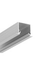2m aluprofil LINEA-IN20 EE7F/U7 - Anodiseret, indbygget, LED skinne