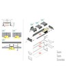 2m aluprofil VARIO30-06 ACDE-9/U9 - Ubehandlet aluminium, indbygget, LED skinne
