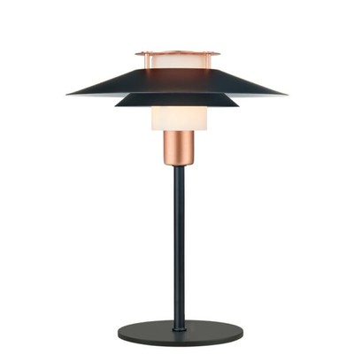 Se Restsalg: Halo Design - Rivioli bordlampe Ø24, sort/kobber hos LEDProff DK