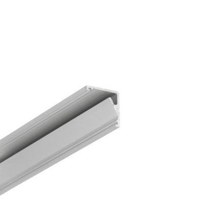 2m aluprofil CABI12 E - Anodiseret, hjørne, LED skinne