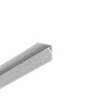 2m aluprofil CABI12 E - Ubehandlet aluminium, hjørne, LED skinne