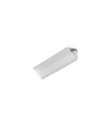2m aluprofil CABI12 E - Ubehandlet aluminium, hjørne, LED skinne
