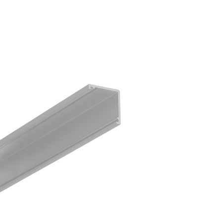 2m aluprofil CABI12 DUO E - Anodiseret, hjørne, LED skinne
