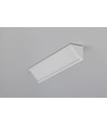 2m aluprofil CABI12 DUO E - Hvid lakeret, hjørne, LED skinne