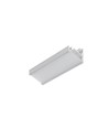 2m aluprofil CORNER12.V2 EF/U - Ubehandlet aluminium, hjørne, LED skinne