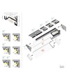1m aluprofil CORNER14 EE7F/TY - Anodiseret, hjørne, LED skinne