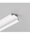 2m aluprofil CORNER14 EE7F/TY - Hvid lakeret, hjørne, LED skinne