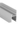 1m aluprofil FRAME14 BC/Q - Anodiseret, indspartling, LED skinne
