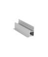1m aluprofil FRAME14 BC/Q - Anodiseret, indspartling, LED skinne