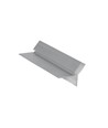 2m aluprofil GLOW12 DOWN A1C - Ubehandlet aluminium, indspartling, LED skinne