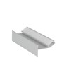 1m aluprofil GLOW12 UP A1C - Anodiseret, indspartling, LED skinne
