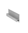 1m aluprofil OMNI10 AC2 - Ubehandlet aluminium, indspartling, LED skinne