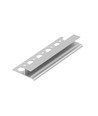 1m aluprofil OMNI10 AC2 PLUS - Ubehandlet aluminium, indspartling, LED skinne