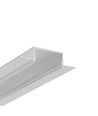 2m aluprofil VARIO30-04 ACDE-9 - Ubehandlet aluminium, indspartling, LED skinne