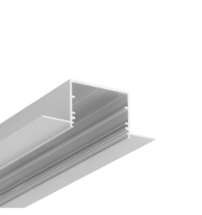 1m aluprofil VARIO30-05 ACDE-9 - Anodiseret, indspartling, LED skinne