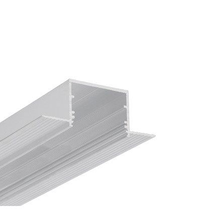 1m aluprofil VARIO30-05 ACDE-9 - Ubehandlet aluminium, indspartling, LED skinne