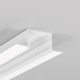1m aluprofil VARIO30-05 ACDE-9 - Hvid lakeret, indspartling, LED skinne