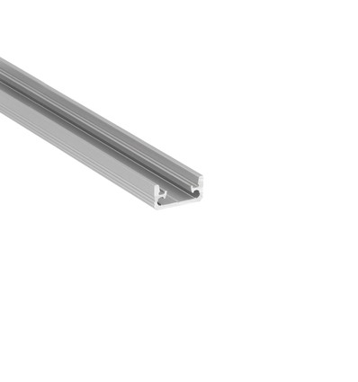 1m aluprofil FLOOR8 K - Anodiseret, fliseprofil, LED skinne