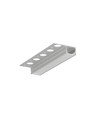 1m aluprofil UNI-TILE12 180DEG C PLUS - Anodiseret, fliseprofil, LED skinne
