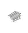 1m aluprofil UNI-TILE12 90DEG C PLUS - Anodiseret, fliseprofil, LED skinne