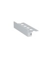 2m aluprofil UP-TILE10 A - Anodiseret, fliseprofil, LED skinne