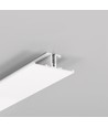 1m aluprofil BACK10 A/UX - Hvid lakeret