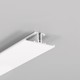 2m aluprofil BACK10 A/UX - Hvid lakeret