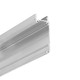 1m aluprofil WALLE12 BCD - Ubehandlet aluminium