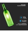 V-Tac flaske pendellampe - Grøn, E14