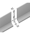 1m afslutningsprofil BASE - Anodiseret