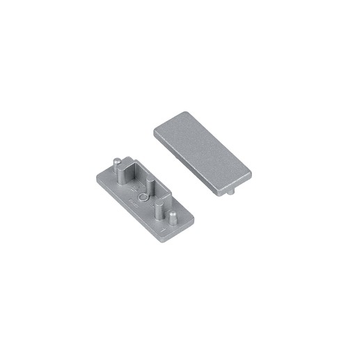 1 stk. Endestykke SURFACE14.V2 - Sølvfarvet
