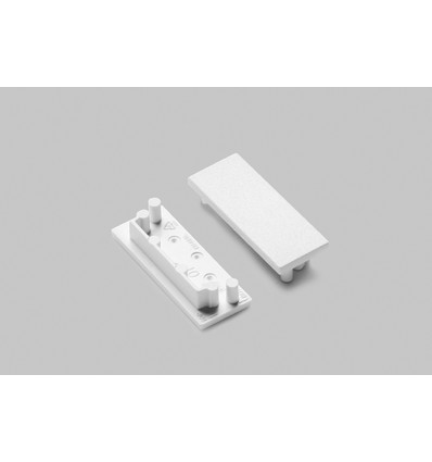 1 stk. Endestykke VARIO30-01 - Hvid