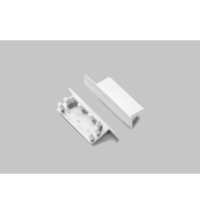 1 stk. Endestykke VARIO30-06 - Hvid