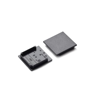 1 stk. Endestykke VARIO30-08A - Sort