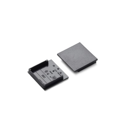 1 stk. Endestykke VARIO30-08B - Sort