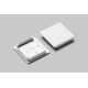 1 stk. Endestykke VARIO30-08C - Hvid