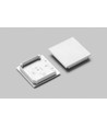 1 stk. Endestykke VARIO30-08C - Hvid