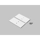 1 stk. Endestykke VARIO30-19-E9 - Metal, hvid