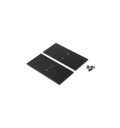 1 stk. Endestykke VARIO30-32 - Metal, sort