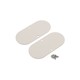 Endestykke NAMI23-D9 - Metal, beige lakeret