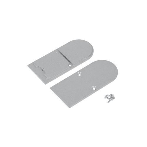 1 stk. Endestykke COMBO30-01A-D9 - Metal, sølvfarvet