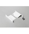 1 stk. Endestykke PHIL RECESSED - Metal, hvid