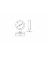 1 stk. Holder PEN8 - ring, krom
