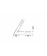 Profilsamler LINEA20 60DEG - Anodiseret