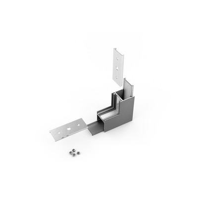 Profilsamler LINEA20 270DEG - op / ned, anodiseret