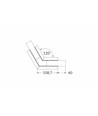 Profilsamler VARIO30-05 120DEG - Anodiseret